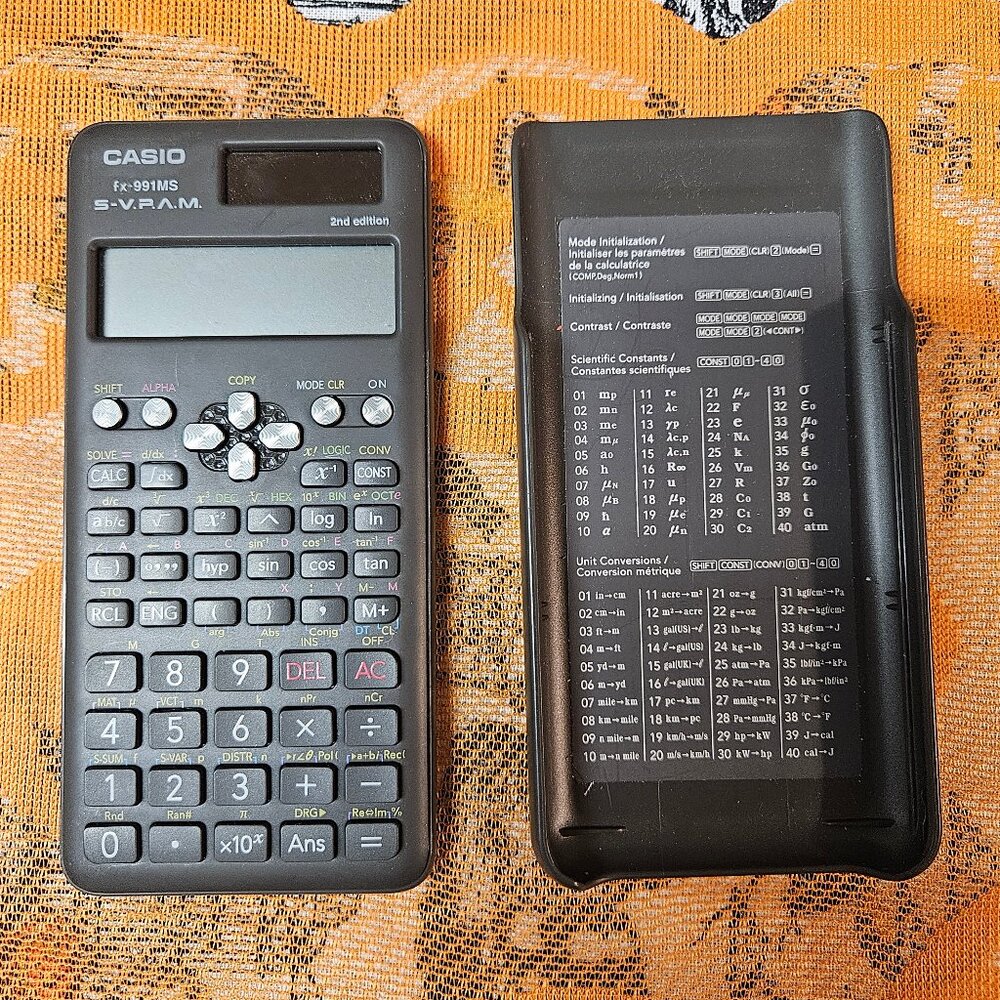 Casio fx-991MS Scientific Calculator 2nd Edition Tested Working - S-VPAM